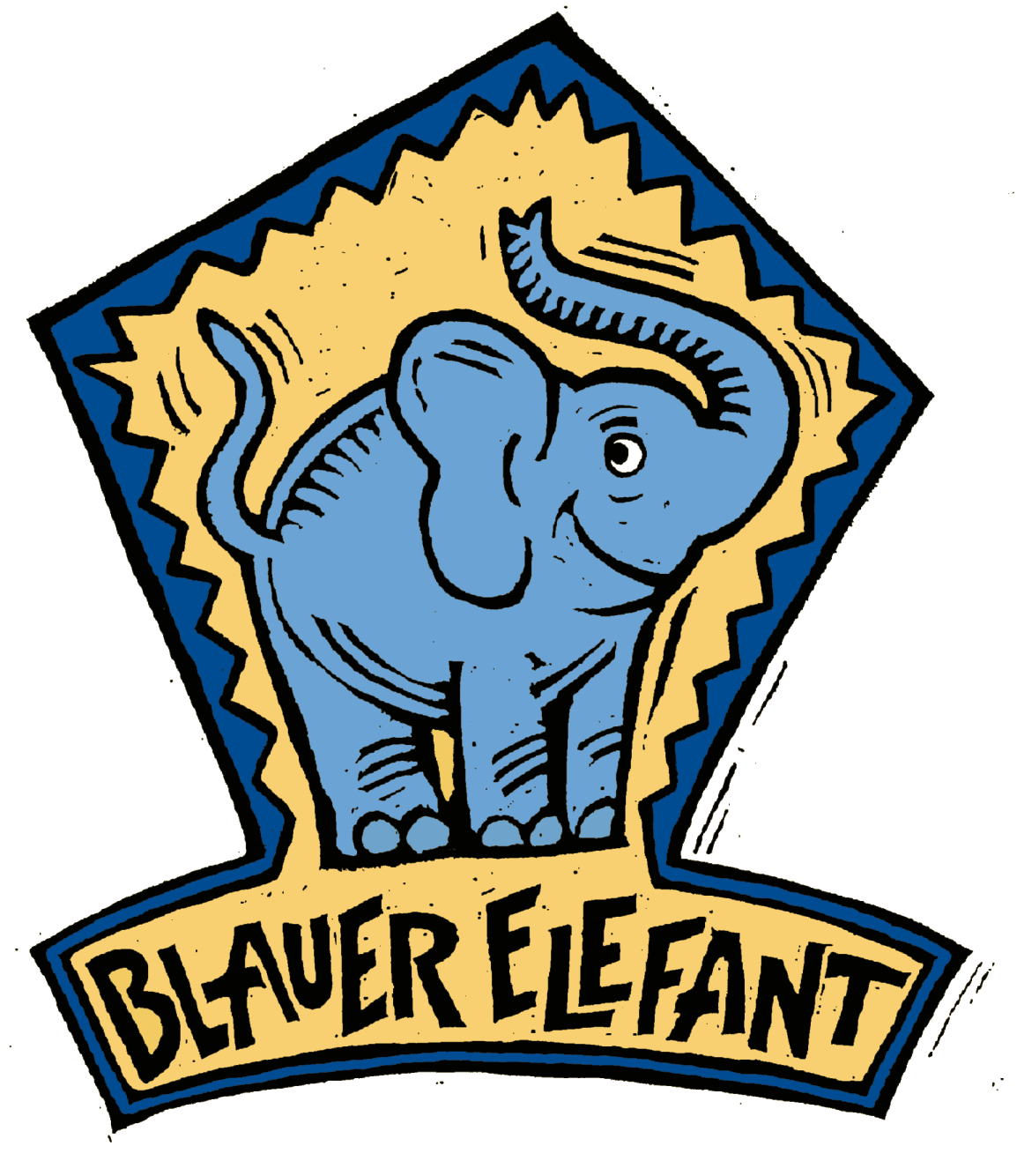 Logo Blauer Elefant